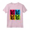 Norvegese Buhund Dog Pop Art Design - Colorato Maglietta per Amanti dei Cani - Regalo Ideale per Natale o Compleanni