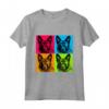 Norvegese Buhund Dog Pop Art Design - Colorato Maglietta per Amanti dei Cani - Regalo Ideale per Natale o Compleanni