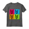 Norvegese Buhund Dog Pop Art Design - Maglietta Colorata per Amanti dei Cani - Regalo Perfetto per Natale, Compleanni e San Valentino