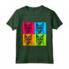 Norvegese Buhund Dog Pop Art Design - Maglietta Colorata per Amanti dei Cani - Regalo Perfetto per Natale, Compleanni e San Valentino