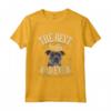 Best Staffy Dad Ever - Maglietta Cane Staffordshire Bull Terrier - Idea Regalo Compleanno Uomo
