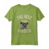 Best Staffy Dad Ever - Maglietta Cane Staffordshire Bull Terrier - Idea Regalo Compleanno Uomo