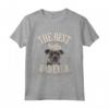 Best Staffy Dad Ever - Maglietta Cane Staffordshire Bull Terrier - Idea Regalo Compleanno Uomo