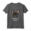 Pardon My French Pun Tshirt con Bulldog francese - Maglietta divertente per amanti dei cani - Ideale per ogni occasione