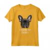 Pardon My French Pun Tshirt con Bulldog francese - Maglietta divertente per amanti dei cani - Ideale per ogni occasione