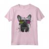 Bulldog Francese Deejay Cool DJ - Maglietta Amante dei Cani Frenchie per Regali Divertenti - Ideale per Natale