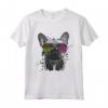Bulldog Francese Deejay Cool DJ - Maglietta Amante dei Cani Frenchie per Regali Divertenti - Ideale per Natale