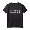 Frenchie Mama Cane Regalo Bulldog Francese - Maglietta Leggera con Doppia Cucitura per Appassionati di Cani