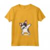 Donna Dabbing Bulldog Francese Dab Dance Maglietta - Regalo per Proprietari di French Bulldog - Collo a V