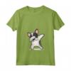 Donna Dabbing Bulldog Francese Dab Dance Maglietta - Regalo per Proprietari di French Bulldog - Collo a V