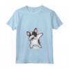 Donna Dabbing Bulldog Francese Dab Dance Maglietta - Regalo per Proprietari di French Bulldog - Collo a V