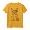 Bulldog Francese Amore - Carino Cane con Cuore Divertente Maglietta per Uomini, Donne e Bambini - Ideale per Compleanno, Natale, Festa della Mamma o del Papà