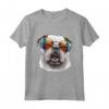Bulldog Inglese Amante dei Cani Mamma e Papà - Maglietta Moda per Proprietari di Bullo Inglese - Ideale per Amanti dei Cani