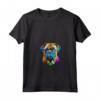 Bullmastiff Pop Art - Dog Lover Splash Art Maglietta con Collo a V - Ideale per Amanti Bullmastiff e Proprietari