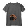 Donna Curioso cane Bullmastiff - Maglietta con Collo a V - Idea Regalo per Amanti dei Cani Bullmastiff