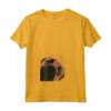 Donna Curioso cane Bullmastiff - Maglietta con Collo a V - Idea Regalo per Amanti dei Cani Bullmastiff