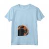 Donna Curioso cane Bullmastiff - Maglietta con Collo a V - Idea Regalo per Amanti dei Cani Bullmastiff