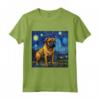 Bullmastiff Notte stellata - Bullmastiff Maglietta per Amanti dei Cani - Ideale per Proprietari di Bullmastiff e Bullmastiff Love