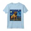 Bullmastiff Notte stellata - Bullmastiff Maglietta per Amanti dei Cani - Ideale per Proprietari di Bullmastiff e Bullmastiff Love