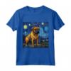 Bullmastiff Notte stellata - Bullmastiff Maglietta per Amanti dei Cani - Ideale per Proprietari di Bullmastiff e Bullmastiff Love