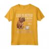 Razza Canina Bullmastiff - La Vita è Migliore con Caffè e un Bullmastiff Maglietta - Regalo per Amanti dei Bullmastiff