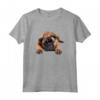 Bullmastiff pigro Maglietta - T-shirt con Illustrazione di Bullmastiff - Ideale per Amanti dei Cani
