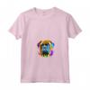 Bullmastiff Pop Art I Dog Lover I Splash Art Bullmastiff Maglietta con Collo a V - Ideale per Amanti dei Cani e Proprietari di Bullmastiff