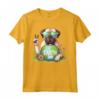 Pace Sign Hand Bullmastiff - Maglietta per la Giornata della Terra - Ideale per Bullmastiff Mom e Bullmastiff papà - Abbigliamento divertente per amanti dei cani