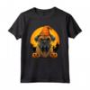 Bullmastiff Dog Holding Jack O'lanterna Zucca Halloween Maglietta - Idea Regalo di Halloween per Amanti dei Cani - Costume Divertente per Famiglie