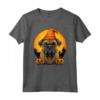 Bullmastiff Dog Holding Jack O'lanterna Zucca Halloween Maglietta - Idea Regalo di Halloween per Amanti dei Cani - Costume Divertente per Famiglie