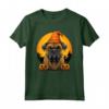 Bullmastiff Dog Holding Jack O'lanterna Zucca Halloween Maglietta - Idea Regalo di Halloween per Amanti dei Cani - Costume Divertente per Famiglie