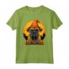 Bullmastiff Dog Holding Jack O'lanterna Zucca Halloween Maglietta - Idea Regalo di Halloween per Amanti dei Cani - Costume Divertente per Famiglie