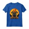 Bullmastiff Dog Holding Jack O'lanterna Zucca Halloween Maglietta - Idea Regalo di Halloween per Amanti dei Cani - Costume Divertente per Famiglie