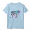 Colorato Bullmastiff Amante Cane Bullmastiffs Maglietta - Design Silhouette Acquerellato - Ideale per Compleanno o Natale