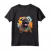 HapTiger Maglietta Bullmastiff Love - Splash Art per Proprietari di Bullmastiff - Ideale per Compleanni e Regali