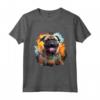 HapTiger Maglietta Bullmastiff Love - Splash Art per Proprietari di Bullmastiff - Ideale per Compleanni e Regali