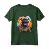 HapTiger Maglietta Bullmastiff Love - Splash Art per Proprietari di Bullmastiff - Ideale per Compleanni e Regali