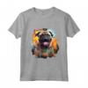 HapTiger Maglietta Bullmastiff Love - Splash Art per Proprietari di Bullmastiff - Ideale per Compleanni e Regali