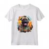 HapTiger Maglietta Bullmastiff Love - Splash Art per Proprietari di Bullmastiff - Ideale per Compleanni e Regali