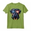 Bullmastiff Patriottico American Flag USA - Occhiali da Sole Cane Maglietta - Ideale per il Giorno dell'Indipendenza