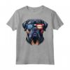 Bullmastiff Patriottico American Flag USA - Occhiali da Sole Cane Maglietta - Ideale per il Giorno dell'Indipendenza