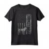 Bullmastiff Design per Uomo Donna Bandiera Americana - Maglietta Divertente per Amanti dei Cani - Ideale per Bambini