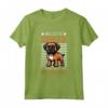 Corridore e Bullmastiff Maglietta - Miles of Smiles - T-shirt per Amanti dei Bullmastiff e del Jogging