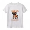 Corridore e Bullmastiff Maglietta - Miles of Smiles - T-shirt per Amanti dei Bullmastiff e del Jogging