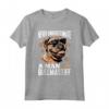 Never Underestimate A Man with a Bullmastiff - Maglietta Razza Cane Divertente per Amanti dei Cani - Regalo per Festa della Mamma, Festa del Papà, Natale o Compleanno