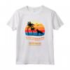 Donna Cucciolo Bullmastiff Mama Retro Sunset Maglietta - T-shirt Leggera con Doppia Cucitura