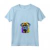 Bullmastiff Pop Art - Dog Lover Splash Art Maglietta con Collo a V - Ideale per Amanti e Proprietari di Bullmastiff
