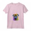 Bullmastiff Pop Art - Dog Lover Splash Art Maglietta con Collo a V - Ideale per Amanti e Proprietari di Bullmastiff