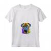 Bullmastiff Pop Art - Dog Lover Splash Art Maglietta con Collo a V - Ideale per Amanti e Proprietari di Bullmastiff