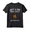 Solo Ragazza Che Ama Cani Bullmastiff Maglietta - Regalo Divertente per Amanti dei Cani - Ideale per Dog Lover